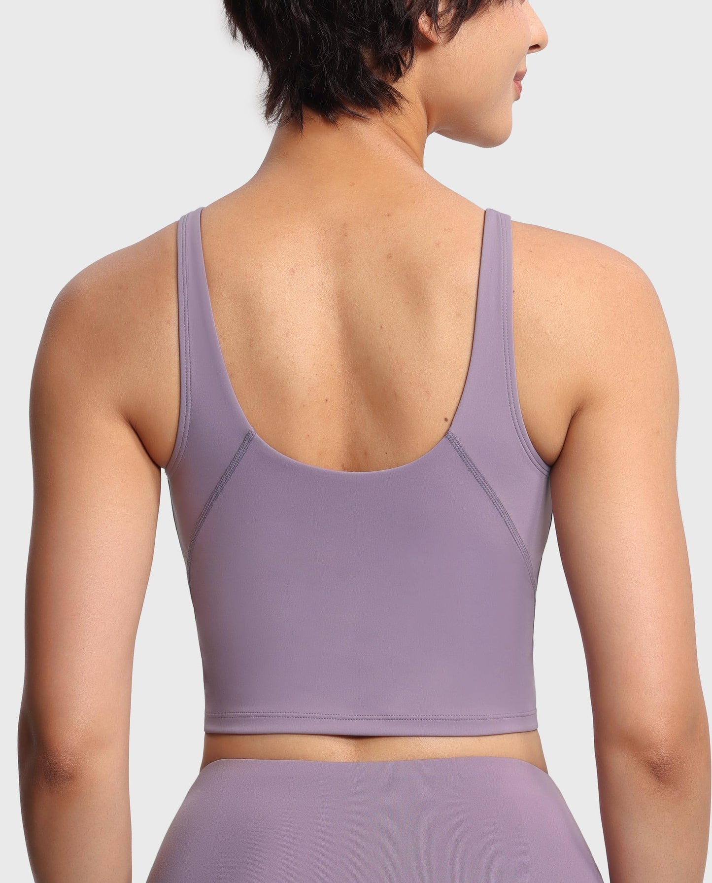 THE GYM PEOPLE Womens' Sports Bra Longline Wirefree Padded with Medium Support