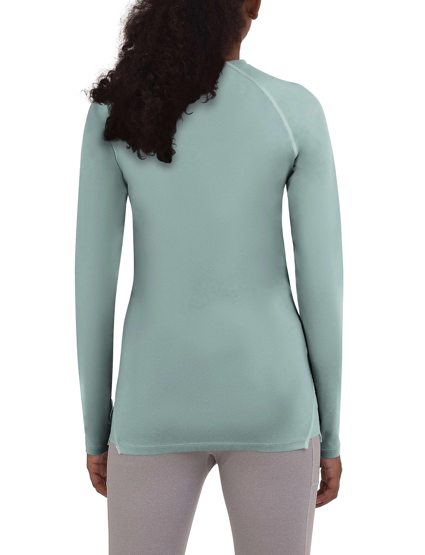 TCA Girls' SuperThermal Long Sleeve Performance Base Layer Running Training Top