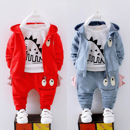 Boys’ Long-Sleeve Sports Top & Trousers Set