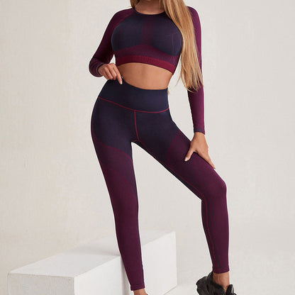 The Starlight Seamless Long-Sleeve Yoga Set