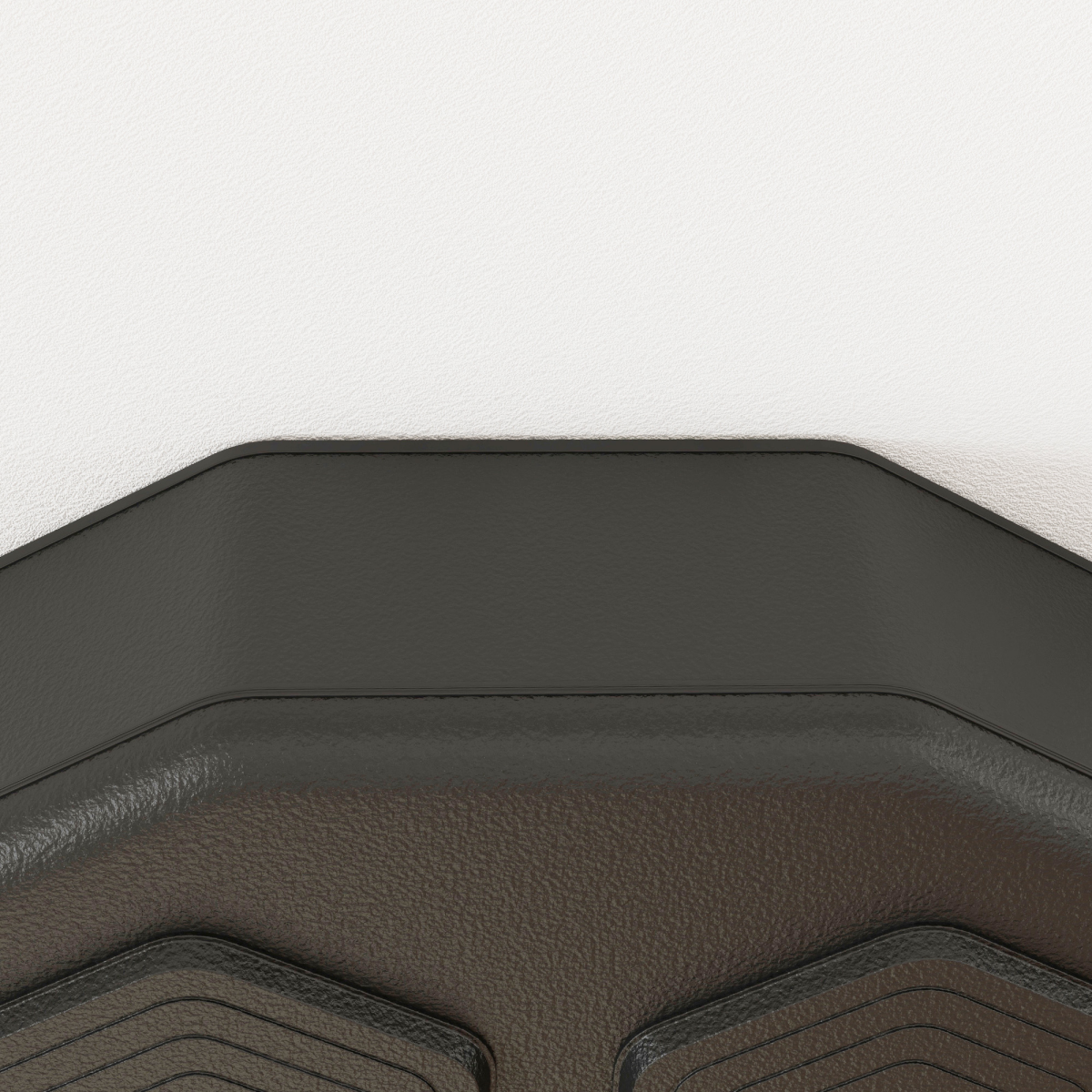 Smart music boxing machine PU leather padded top with molded textured surface