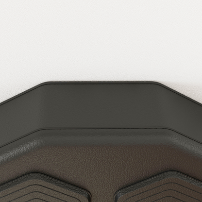 Smart music boxing machine PU leather padded top with molded textured surface