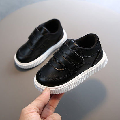 Kids’ Casual Trainers | Black, White & Pink