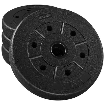 Yaheetech 30KG/25KG/20KG/15KG Adjustable Dumbbells