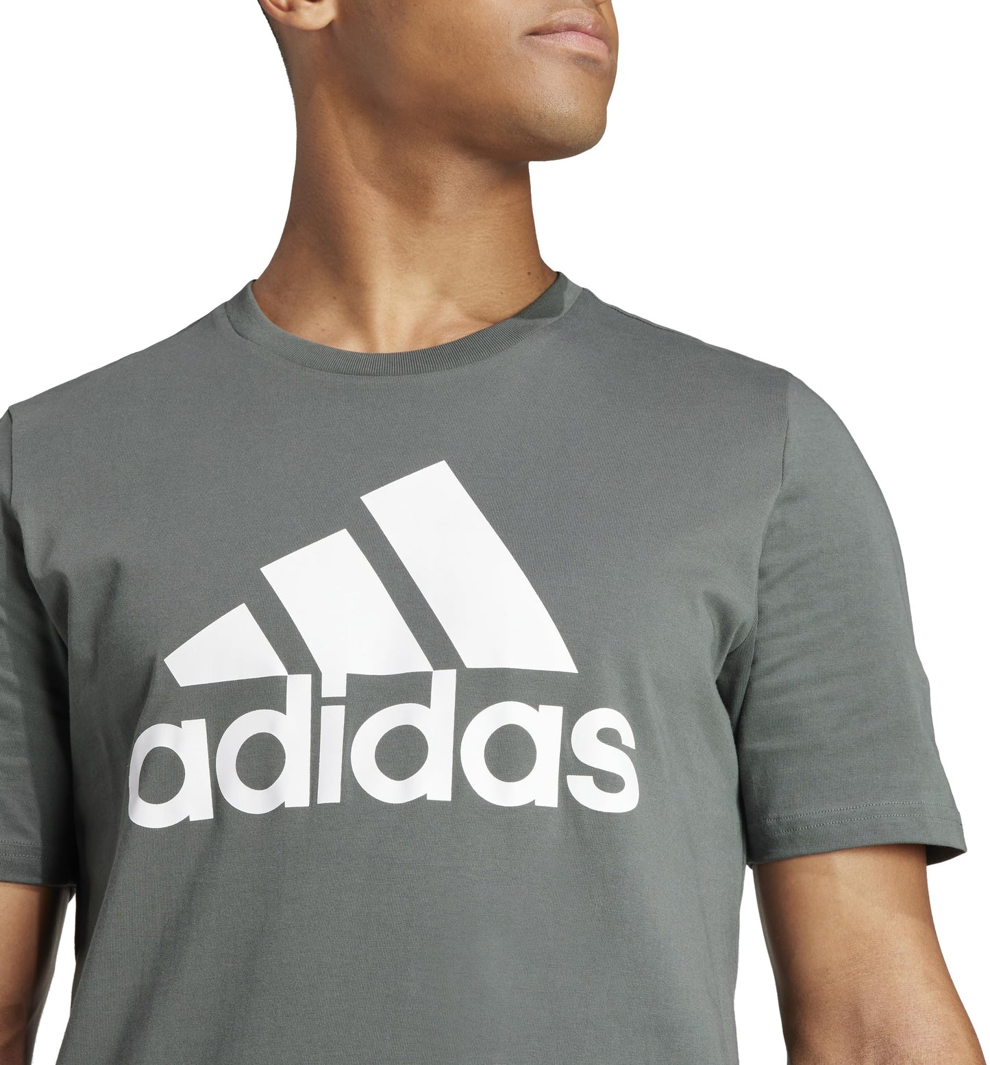 adidas Men's Essentials Single Jersey Big Logo Tee T-Shirt