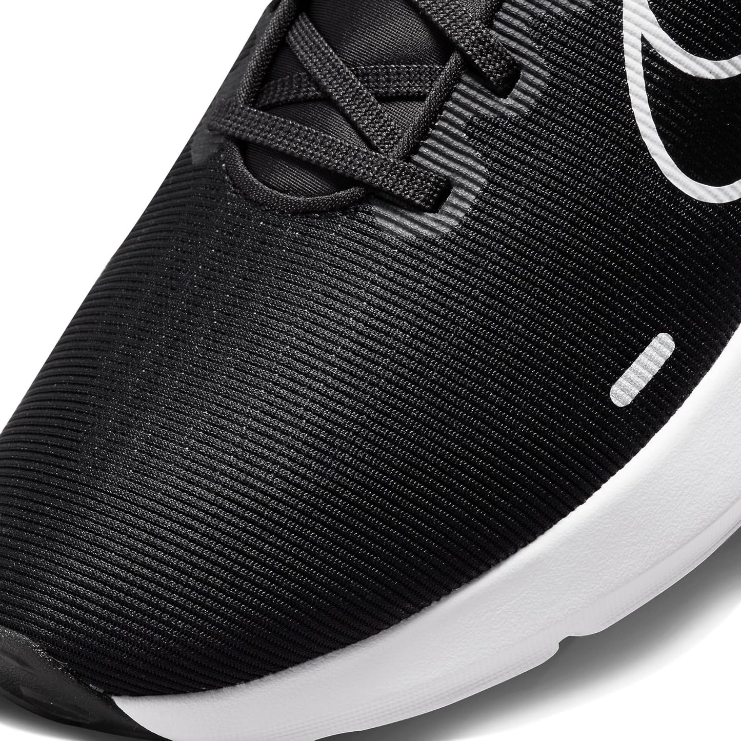 NIKE Men's Downshifter 12 Sneaker, Black White Dk Smoke Grey Pure Platinum, 10 UK