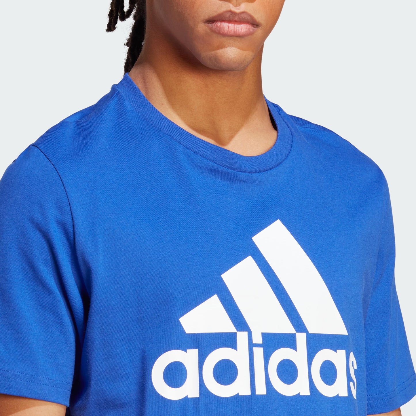 adidas Men's Essentials Single Jersey Big Logo Tee T-Shirt