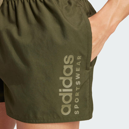 adidas Men's Essentials Logo Clx Shorts Swim Shorts