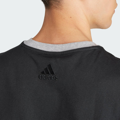 adidas Men's Essentials Single Jersey Big Logo Tee T-Shirt