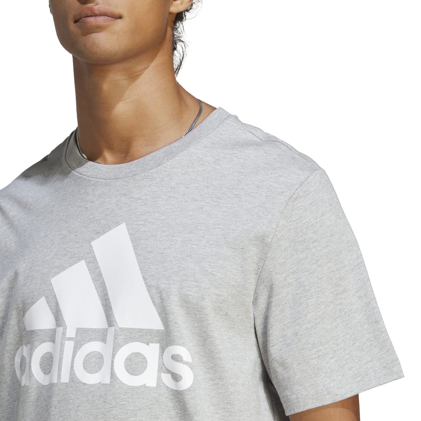 adidas Men's Essentials Single Jersey Big Logo Tee T-Shirt