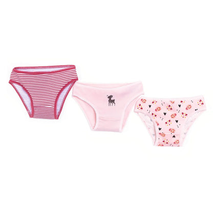 HelloBaby Girls' Cotton Vests – Pink 3-Pack