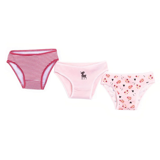 HelloBaby Girls' Cotton Vests – Pink 3-Pack