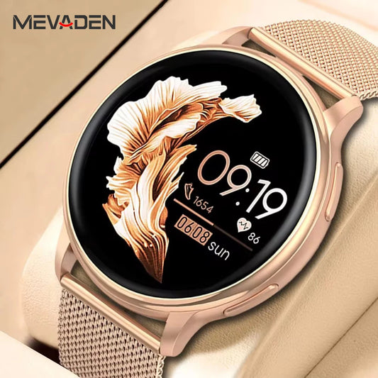 MEVADEN Bluetooth Call Smart Watch Women Custom Dial Watches Men Sports Fitness Tracker Heart Rate Smartwatch For Android IOS