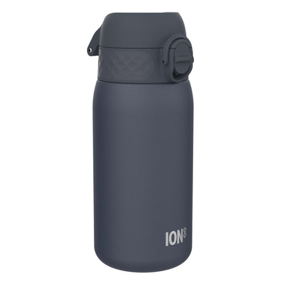 ION8 Leak Proof Water Bottle, Stainless Steel, Ash Navy, 400ml (13oz)