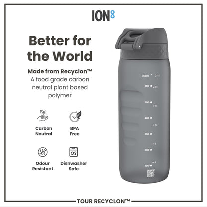 Bottle, Recyclon, Grey, 750ml