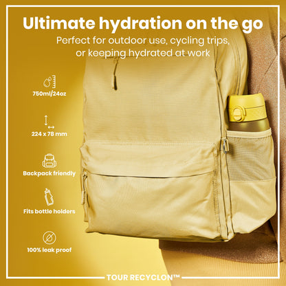Bottle, Recyclon, Yellow, 750ml