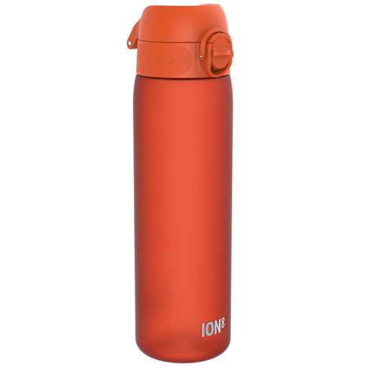 ION8 Leak Proof Slim Water Bottle, Recyclon, Hearty Orange, 500ml (18oz)