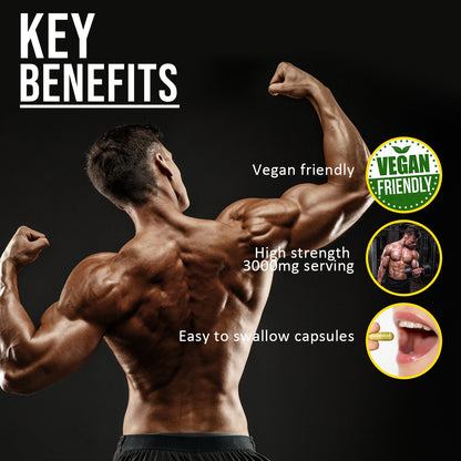 Creatine Monohydrate Capsules 3000mg