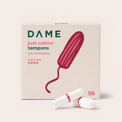 DAME Organic Cotton Tampons – Value Pack