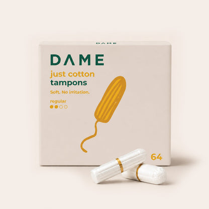 DAME Organic Cotton Tampons – Value Pack