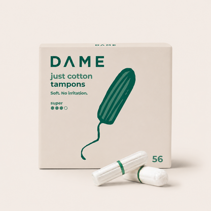 DAME Organic Cotton Tampons – Value Pack