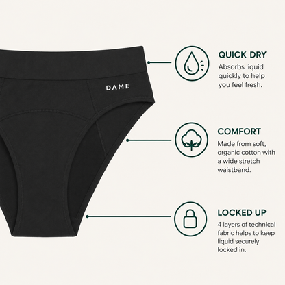 DAME High-Waisted Period Pants