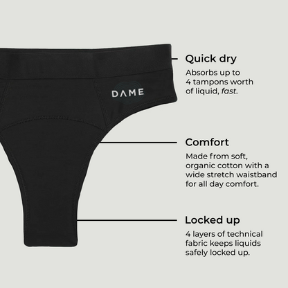 DAME Thong Period Pants – Light Leaks & Spotting