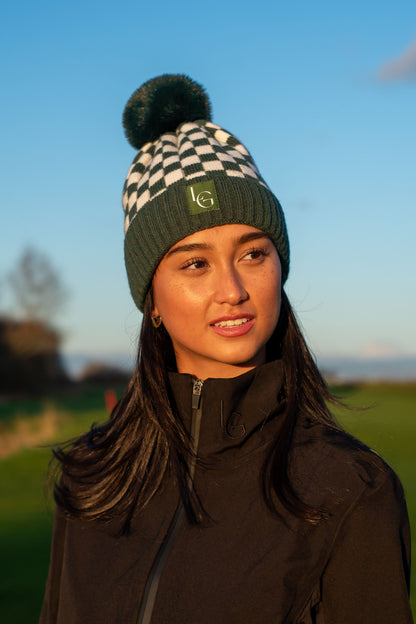 Chequered Beanie