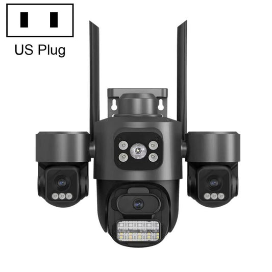 ICSee 3MP Triple-Lens Wi-Fi PTZ Security Camera