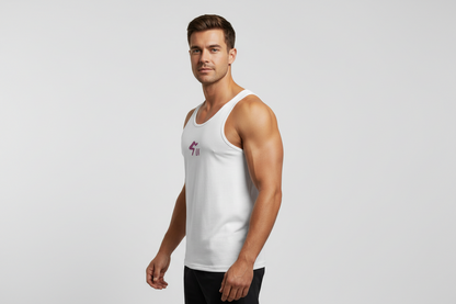 GymBum UK Squat UK Pink Logo Tank Top