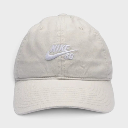 Light bone Nike SB unstructured skate cap with front logo embroidery