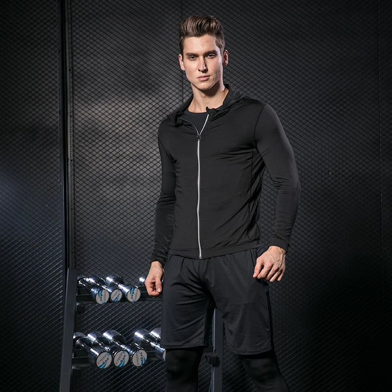 Rashguard Men Compression Sportswear Set