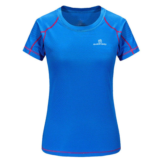 Women's Quick Dry Short Sleeve Sports Running T Shirt Breathable