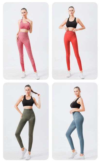 High-Waisted Tight-Fitting Sports Leggings for Women