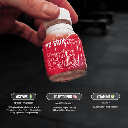 Interval Pre-Workout Shot Variety Pack – 6 x 60ml