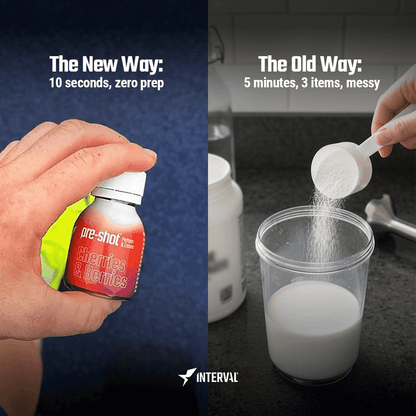 Interval Pre-Workout Shot Variety Pack – 6 x 60ml