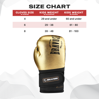 Fearless Gold Junior Gloves
