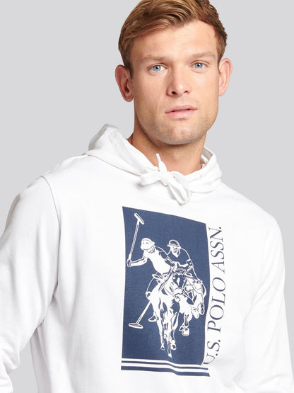 Mens Rider Hoodie in Bright White