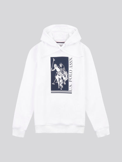 Mens Rider Hoodie in Bright White