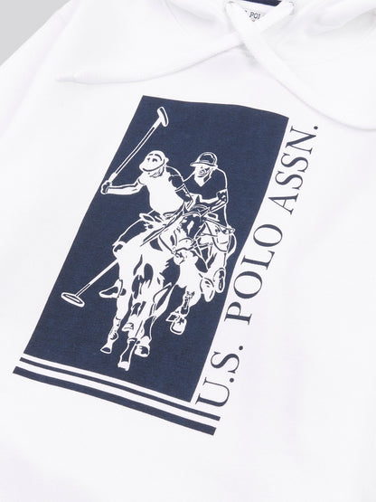 Mens Rider Hoodie in Bright White