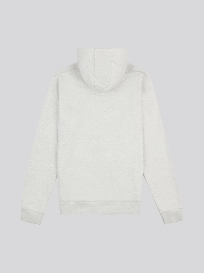 Mens Vintage 1890 Hoodie in Light Grey Marl