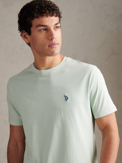 Mens Double Horsemen T-Shirt Aqua Foam