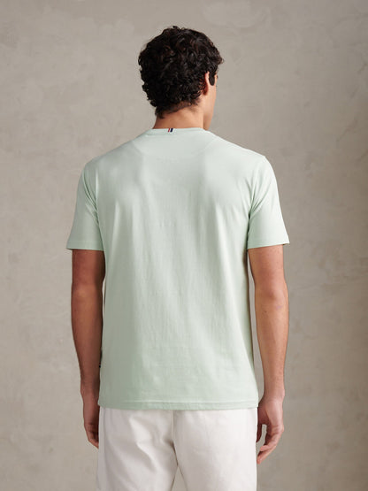 Mens Double Horsemen T-Shirt Aqua Foam