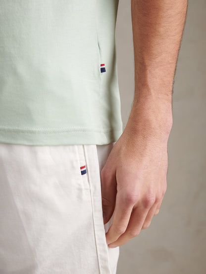 Mens Double Horsemen T-Shirt Aqua Foam