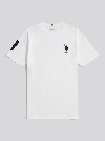 Mens Player 3 T-Shirt White / Dark Sapphire Navy DHM