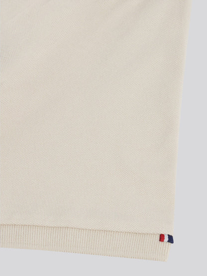 Mens Double Horsemen Polo Shirt Beige