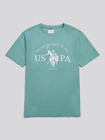 Mens USPA Print Graphic T-Shirt Arctic