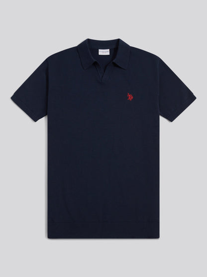 Mens Combed Cotton Double Horsemen Revere Polo Shirt
