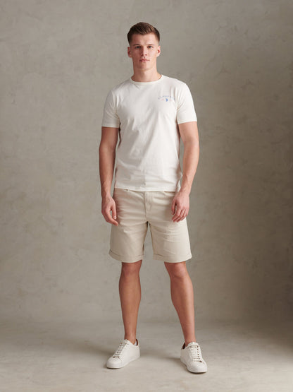 Mens Spirit Of Sport Back Graphic T-Shirt Whisper White