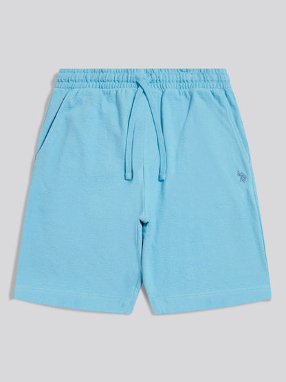Mens Terry Sweat Shorts Air Blue